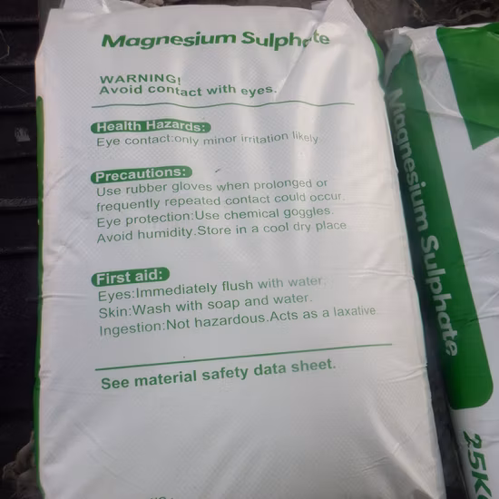 Сульфат магния Mgso4 с гептагидратом сульфата магния быстрой доставки CAS 7487-88-9
